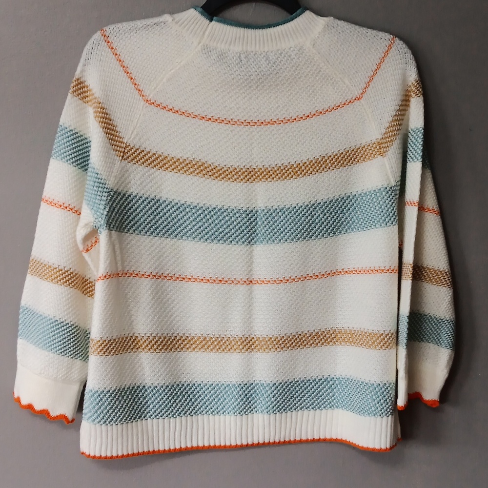 Democracy 3 quarter sleeve round neck Sweater